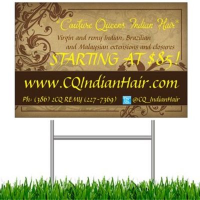 PP гофрировали пластиковые знаки 18 x 24 знаков 6mm Coroplast с колом h