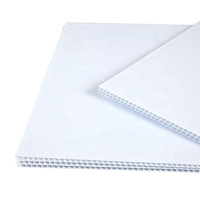 пробелы знака листов 4x8 Coroplast 4mm белые Corflute для рекламы